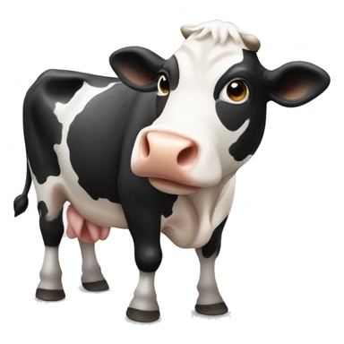 cow with udder sticker