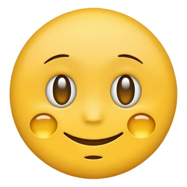 Emoji smile with sad face sticker
