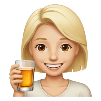 Persona rubia borracha  sticker