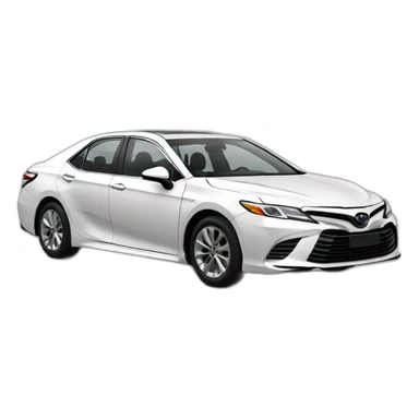 camry 55 white  sticker