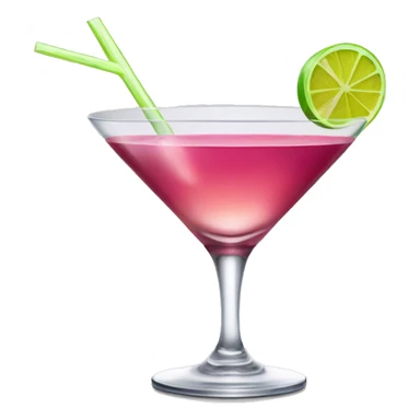 Cosmopolitan cocktail sticker