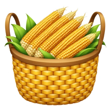 corn grain basket  sticker