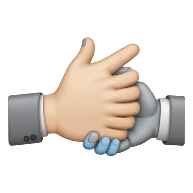 emoji of Handshake with a Slash (broken handshake) sticker