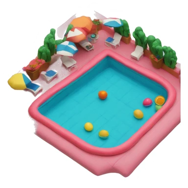 pool made out of play-doh sticker