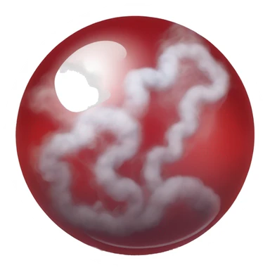 The Remembrall is a small, red glass ball filled with smoke. When the owner has forgotten something, the smoke turns red, serving as a reminder that they've forgotten something important sticker