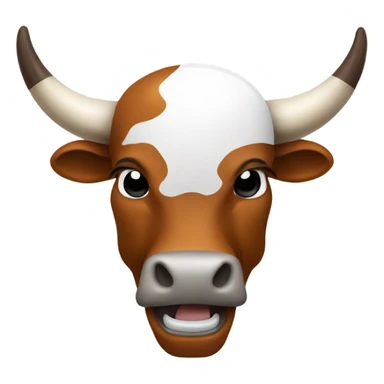 Longhorn playing football sticker