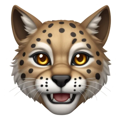 mean bobcat sticker