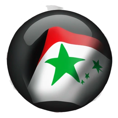 Free syria flag sticker