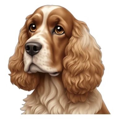 Dog-english-cocker-spaniel-full-body sticker