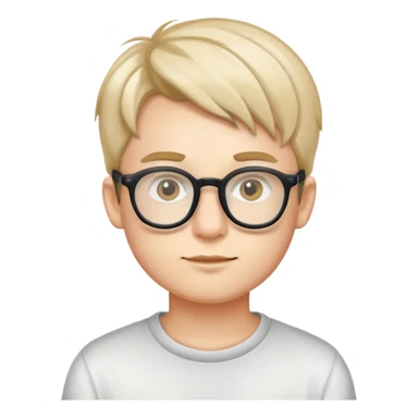 un chico streamer con lentes diciento gg sticker