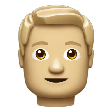 Lego head sticker