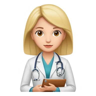 doctor woman sticker