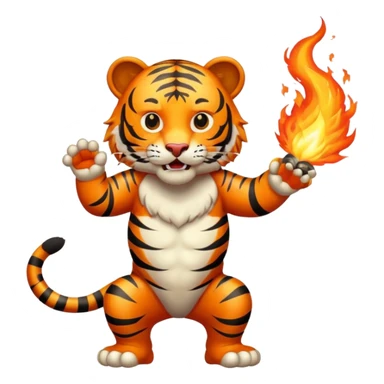 tiger  vintage-circus-performer-spitting-fire sticker