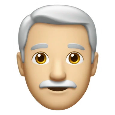 homme 64ans sans moustachelunette fumé bleue sticker
