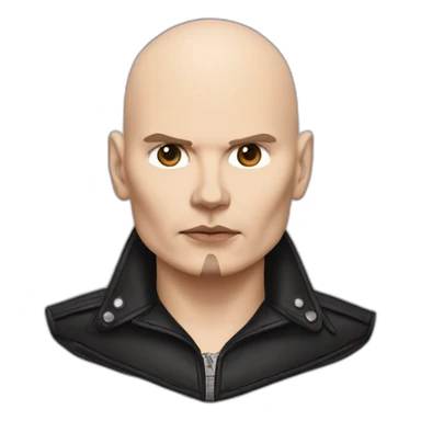 Billy corgan with leather top sticker
