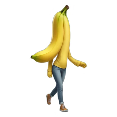 Walking banana mam sticker