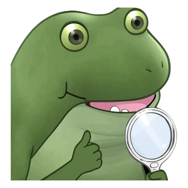 A dental mirror and explorer sticker