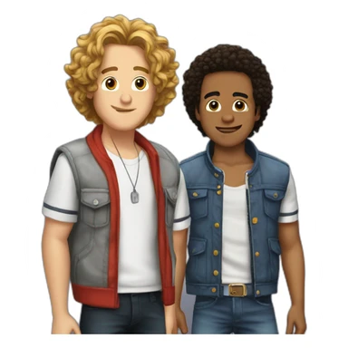 McFly and Carlito sticker