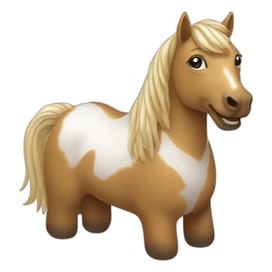 Cheval sur un chat sticker