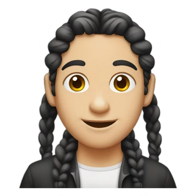 jew with pigtails sticker