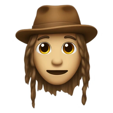 creeper with a brown hat sticker