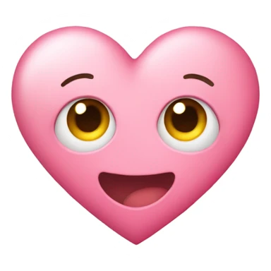 Cute love heart sticker