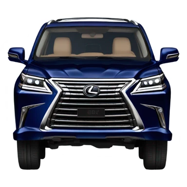 Lexus lx 2023 dark blue  sticker