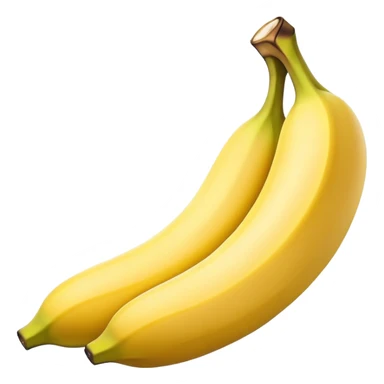 peeled banana with yellow flesh and white interior sticker