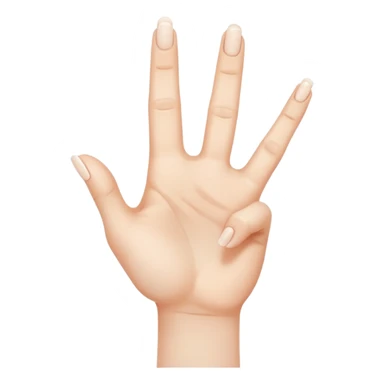 fingers crossed sticker