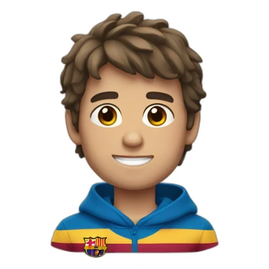 barcelona boy argentina sticker