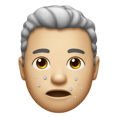 Large pimple ready to burst sticker