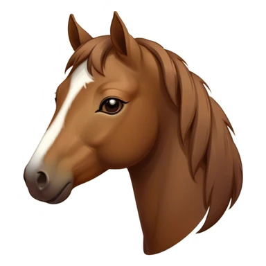 Beautiful and Majestic Brown Welsh Pony Portrait Emoji, Head and body exuding rustic elegance with a rich, glossy brown color and eyes gently closed in serene repose, Simplified yet exquisitely endearing features, highly detailed, glowing with a soft, drowsy earthy light, high shine, relaxed and utterly noble, stylized with an air of pastoral majesty, soft glowing outline, capturing the essence of a beautiful and majestic brown Welsh pony that embodies the timeless charm of the countryside! sticker