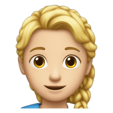 Un enfant disant stp avec un cœur  sticker