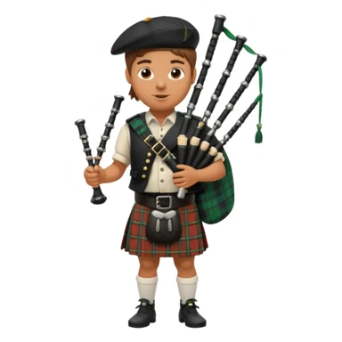 wscotch bag pipe sticker