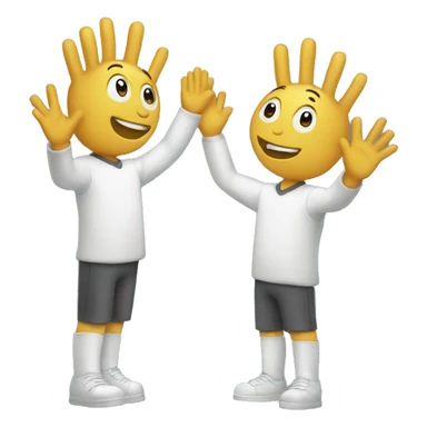 high-five sticker