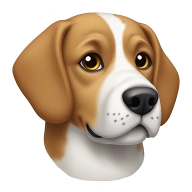 Beagle/pyrenees mix  sticker