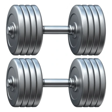 A dumbbell sticker