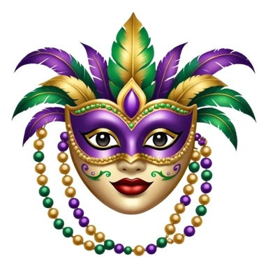 Mardi Gras sticker