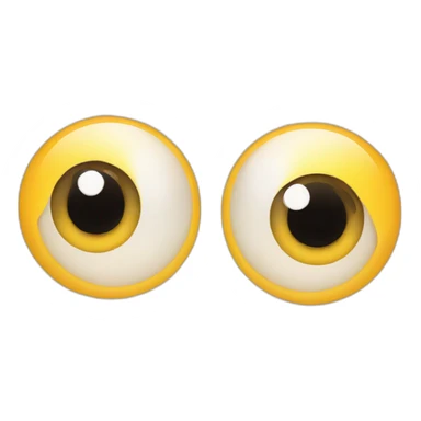 Two Eyes in different directions sticker