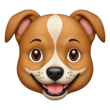 dog with tattoed face sticker
