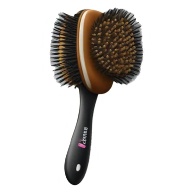a glove hairbrush  sticker