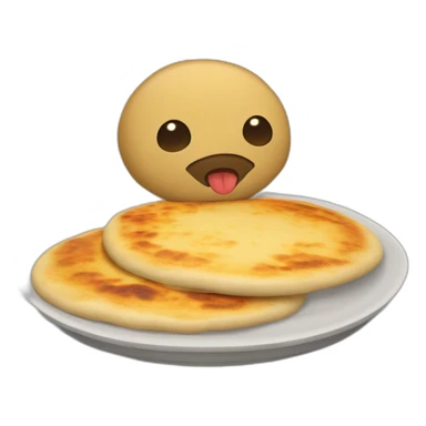 rata con pupusas sticker