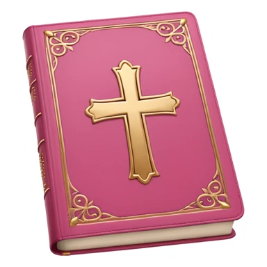 Biblia rosa sticker
