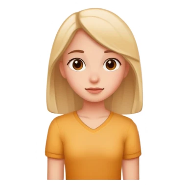 A girl in a home sticker