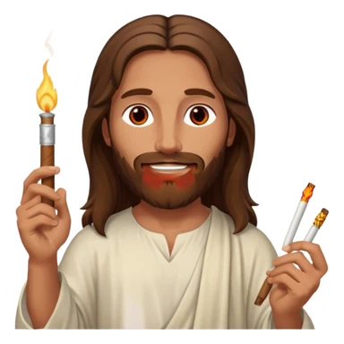 jesus but he’s high as hell on the mary jane sticker