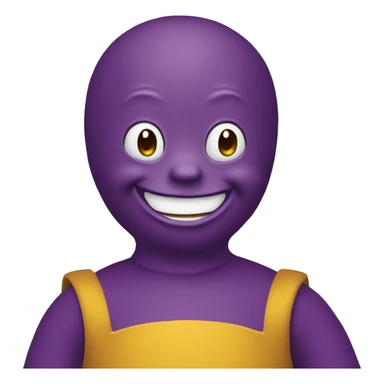 teletubbie smile sticker