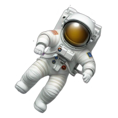 astronautes qui flote dans l’espace  sticker