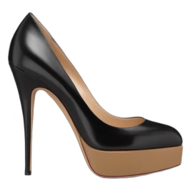 Black VALENTINO Tan-go PLATFORM PUMP sticker