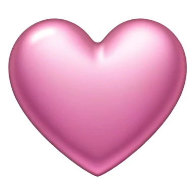 Heart pink  metallic  sticker