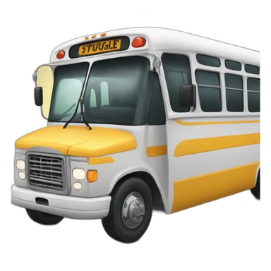 struggle bus sticker